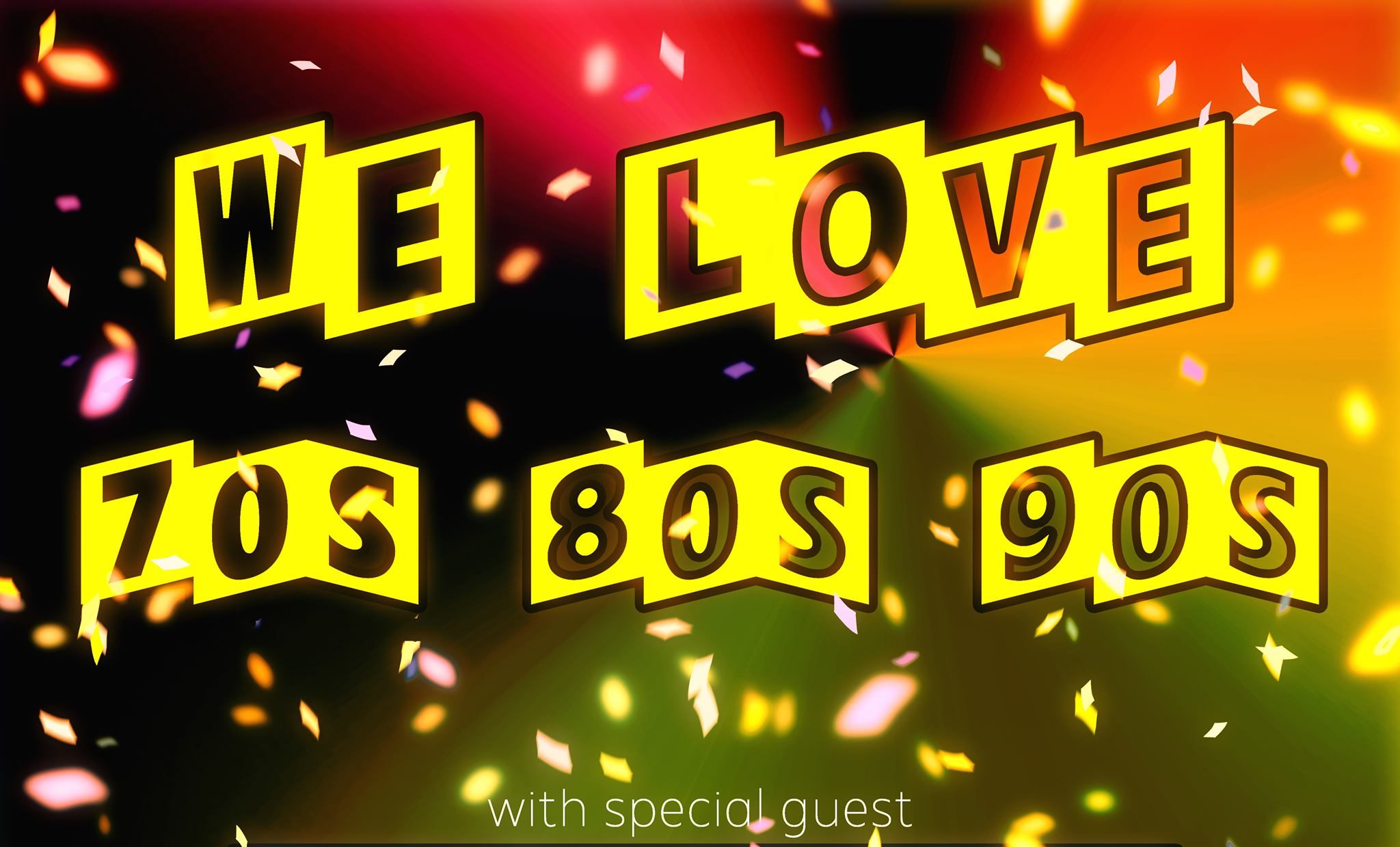 afgelast: We Love 70s 80s 90s