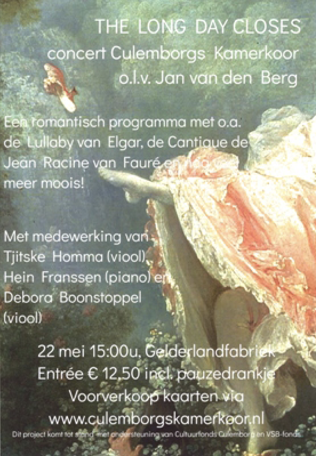 “The Long Day Closes” het Culemborg Kamerkoor