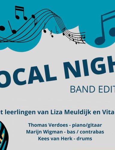 Liedjes van Liza – Vocal Night 2025