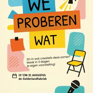 'We proberen wat': voorstelling met en door jongeren van 12 t/m 26 jaar